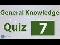 General Knowledge Quiz | Number 7 | QuizMe