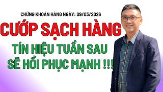 Chứng khoán hôm nay | Nhận định thị trường: VNINDEX TUẦN SAU SẼ HỒI MẠNH, TOP CỔ PHIẾU CHỈNH LÀ MÚC