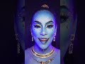 la transición más difícil 💙🧞‍♂️ blue bluetrend makeuptransition makeuptrends