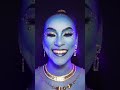 la transición más difícil 💙🧞‍♂️ blue bluetrend makeuptransition makeuptrends