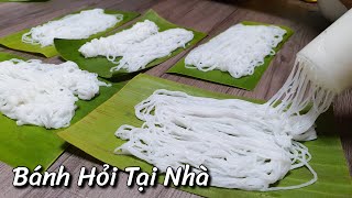 Món Bánh Hỏi Khô Tại Nhà✅Không Có Khuôn Thì Làm Theo Cách Này Ở Xa Quê Vẫn  Làm Được | Lê Phúc
