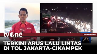 Pantauan Arus Lalu Lintas Libur Nataru dari Tol Jakarta-Cikampek | Kabar Pagi tvOne