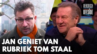 Jan Boskamp geniet van rubriek Tom Staal: 'Fantastisch!' | VERONICA OFFSIDE