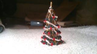 Beading4perfectionists: Tiny 3D beaded Christmas Tree (ornament)  beading tutorial