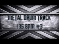 Fear Factory/Periphery/Djent Metal Drum Track 135 BPM (HQ,HD)