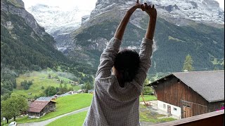 6. 코시국 독일🇩🇪 한달살기 중 스위스🇨🇭 4박5일 여행 vlog보다 풍경 모음집에 가까운.. | 그린덴발트 호텔 추천