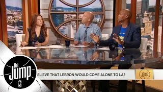 Would LeBron James go to the Lakers without another superstar? | The Jump | ESPN