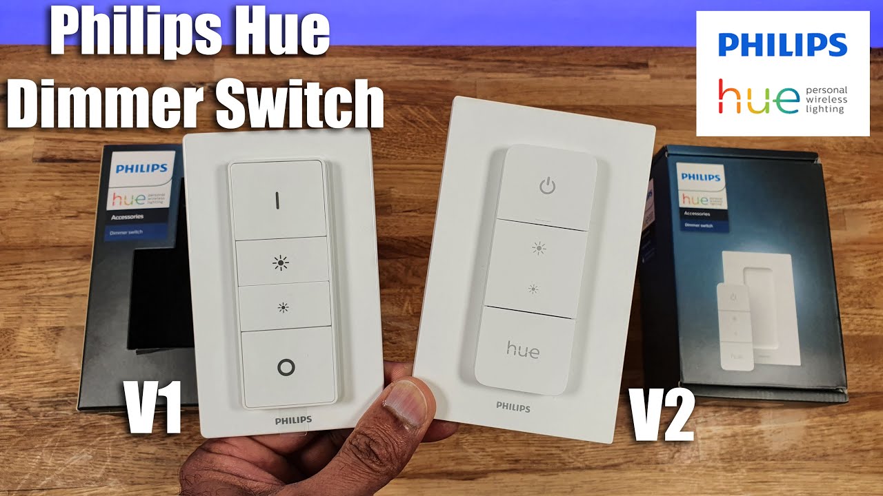 Philips Hue Dimmer Switch V2 | Unboxing Setup For Beginners Plus ...