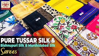 Pure Tussar Silk | Bishnupuri Silk | Murshidabad Silk Saree Manufacturer \u0026 Wholesaler in Nabadwip🔥