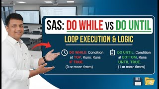 SAS: DO WHILE vs DO UNTIL Loops – Simple & Practical Examples