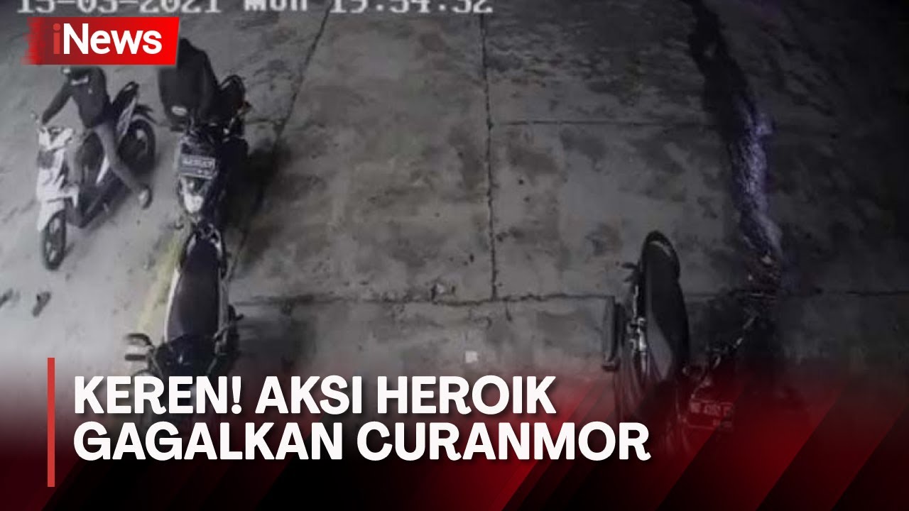 Aksi Heroik Penjaga Lingkungan Berhasil Gagalkan Pencurian Motor Di ...