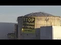 Nucleare, protesta di Greenpeace a Fessenheim