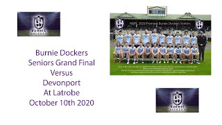 Burnie Dockers Seniors Grand Final 2020