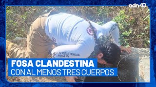 Colectivo de madres buscadoras hallan fosa clandestina con al menos tres cuerpos en Chiapas