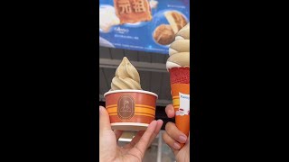 茶系口味又來啦！荔枝烏龍霜淇淋🍦lychee oolong ice cream #Shorts #冰淇淋 #甜點