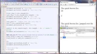 Javascript Tutorial 7 Basic String Methods