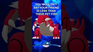 Groudon might be better, buy Kyogre is still a king!