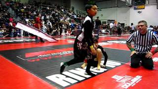 1st fight, Early stoppage by ref. . . .