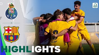 Barcelona vs Porto | Highlights | UEFA Youth League 04-10-2023