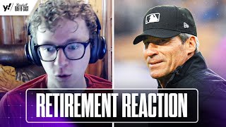 🗣️ REACTION to infamous umpire ANGEL HERNANDEZ announcing RETIREMENT | Yahoo Sports