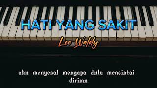 HATI YANG SAKIT leo waldy (karaoke)