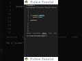 Optional Parameters Explained in 60 Seconds | Python Tutorial