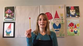 Learn to Draw with Art Teacher Amy  - May Gnome