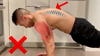 ❌ Push-Up Mistake (STOP DOING THIS‼️)