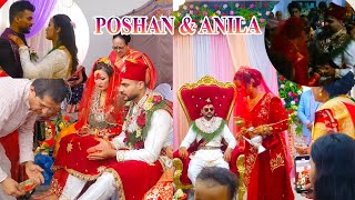 NEPALI HINDU WEDDING CEREMONY | LOVE MARRIAGE | WEDDING HIGHTLIGHTS  | BRIDE AND GROOM DANCE NEPAL