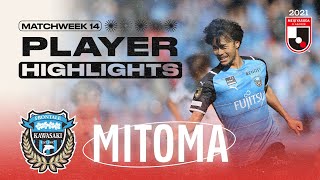 Kaoru Mitoma | Matchweek 14 | Player Highlights | 2021 MEIJI YASUDA J1 LEAGUE
