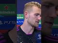 the truth behind the controversial incident matthijs de ligt motivation championsleague