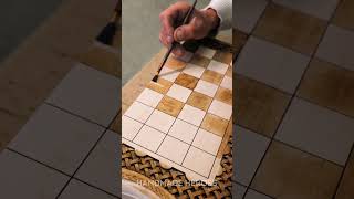 Crafting a stunning wooden chessboard