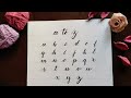 calligraphy alphabets calligraphy for beginners lowercase alphabets small letters calligraphy