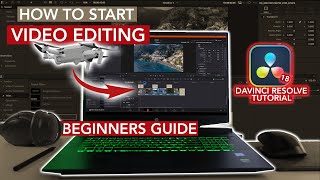 How to start Drone Video Editing in Davinci Resolve Beginners Guide Tutorial