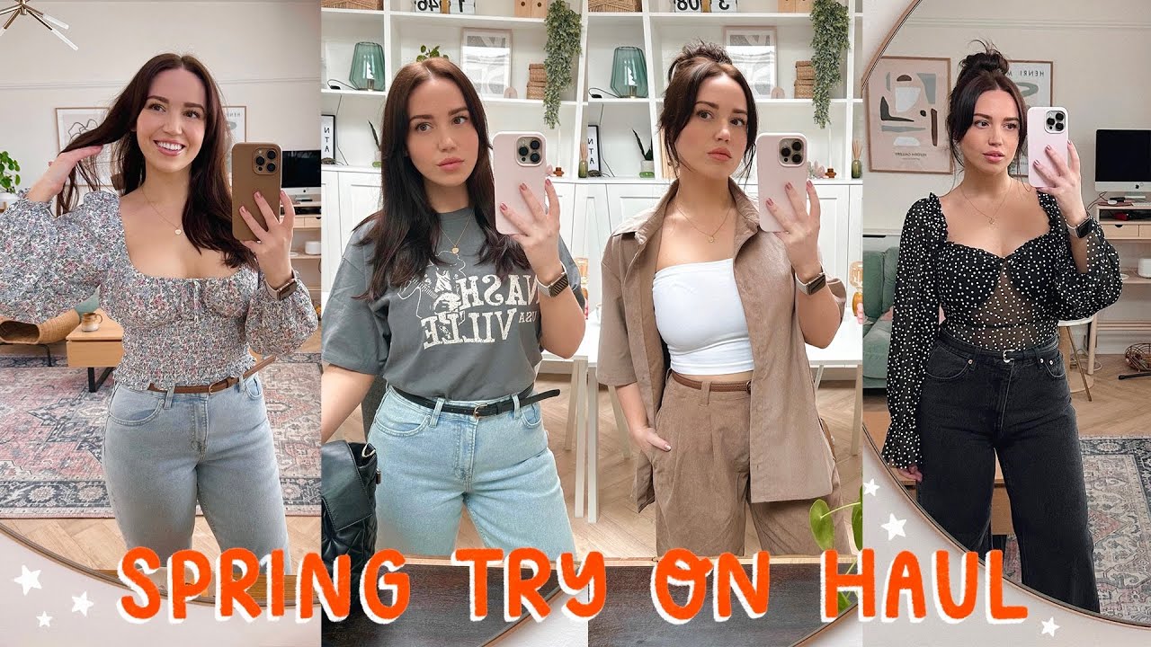 Spring Try On Clothing Haul 2023 рџє Youtube