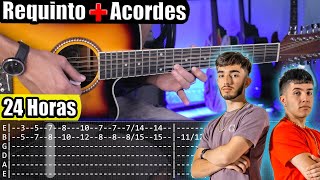 24 Horas - Eslabón Armado - Tutorial Guitarra | Requinto + Acordes | TABS