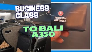 Turkish Airlines business class to bali