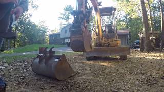 Mini excavator quick change bucket