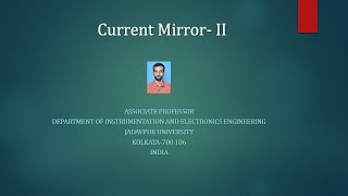 Current mirror-II