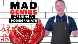 The Best Way to Cut Open a Pomegranate | Mad Genius Tips | Food & Wine