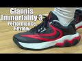 NIKE GIANNIS IMMORTALITY 3 PERFORMANCE REVIEW! ANOTHER BANGER BUDGET SHOE FROM NIKE?