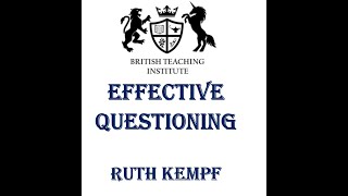 British Teaching Institute Virtual Teach Meet 2020: Effective Questioning