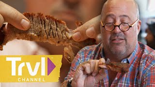 Legendary BBQ in Kansas City | Bizarre Foods with Andrew Zimmern | Travel Channel