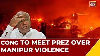 Ahead Of HM Amit Shah Visit To Riot Hit Manipur, Cong To Meet President Over Manipur Violence