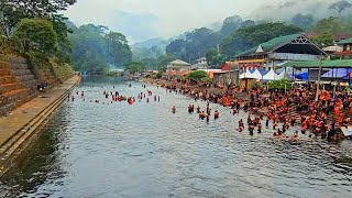 சபரிமலை பம்பை 🌊 Divine Beauty of Sabarimala Pampa River | A Spiritual Journey Begins