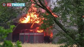 112Twente - Grote brand Enschede 29-5-2018