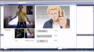 Kinect hand tracking with edge detection