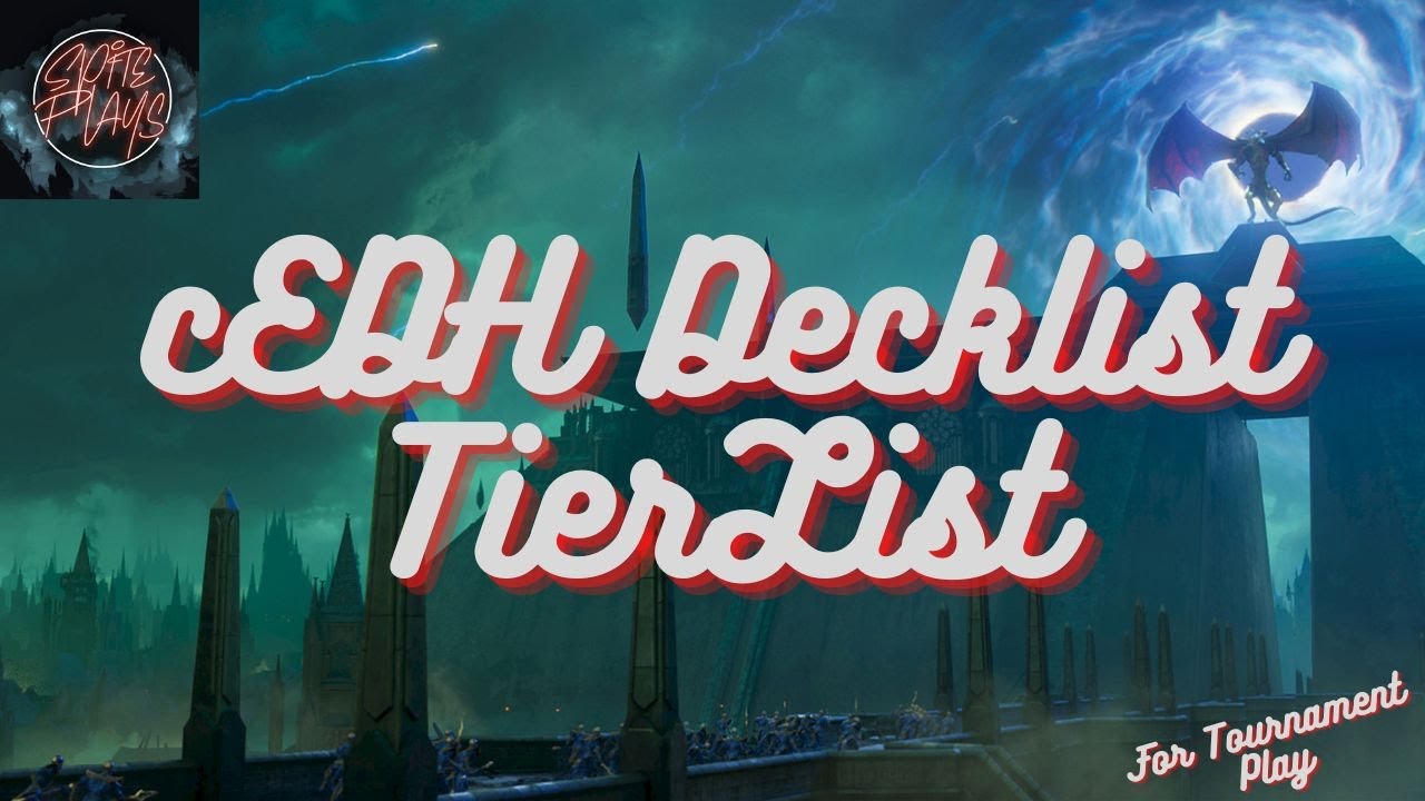 CEDH Deck List Tier List: For Tournament Play - YouTube