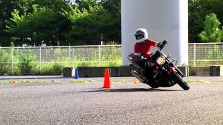 第１６６回　へなちょこライダー走行会０８　しほちゃん　８の字ＧＰ