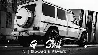 G- Shit -- Sidhu Moose Wala | Slowed & Reverb | Punjabi Song |#slowedandreverb
